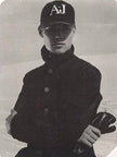 ARMANI JEANS - F/W 1997 EMBROIDERED LOGO FRONT CAP