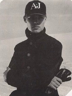 ARMANI JEANS - F/W 1997 EMBROIDERED LOGO FRONT CAP