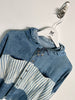 MARITHÉ + FRANÇOIS GIRBAUD - 1990s STONE WASHED HOODED DENIM SHACKET