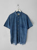 ARMANI JEANS - early 1990s JACQUARD PRINT SHORT SLEEVE SHIRT