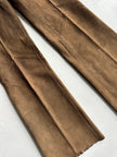 2000s FLARED LEG SUEDE TROUSERS