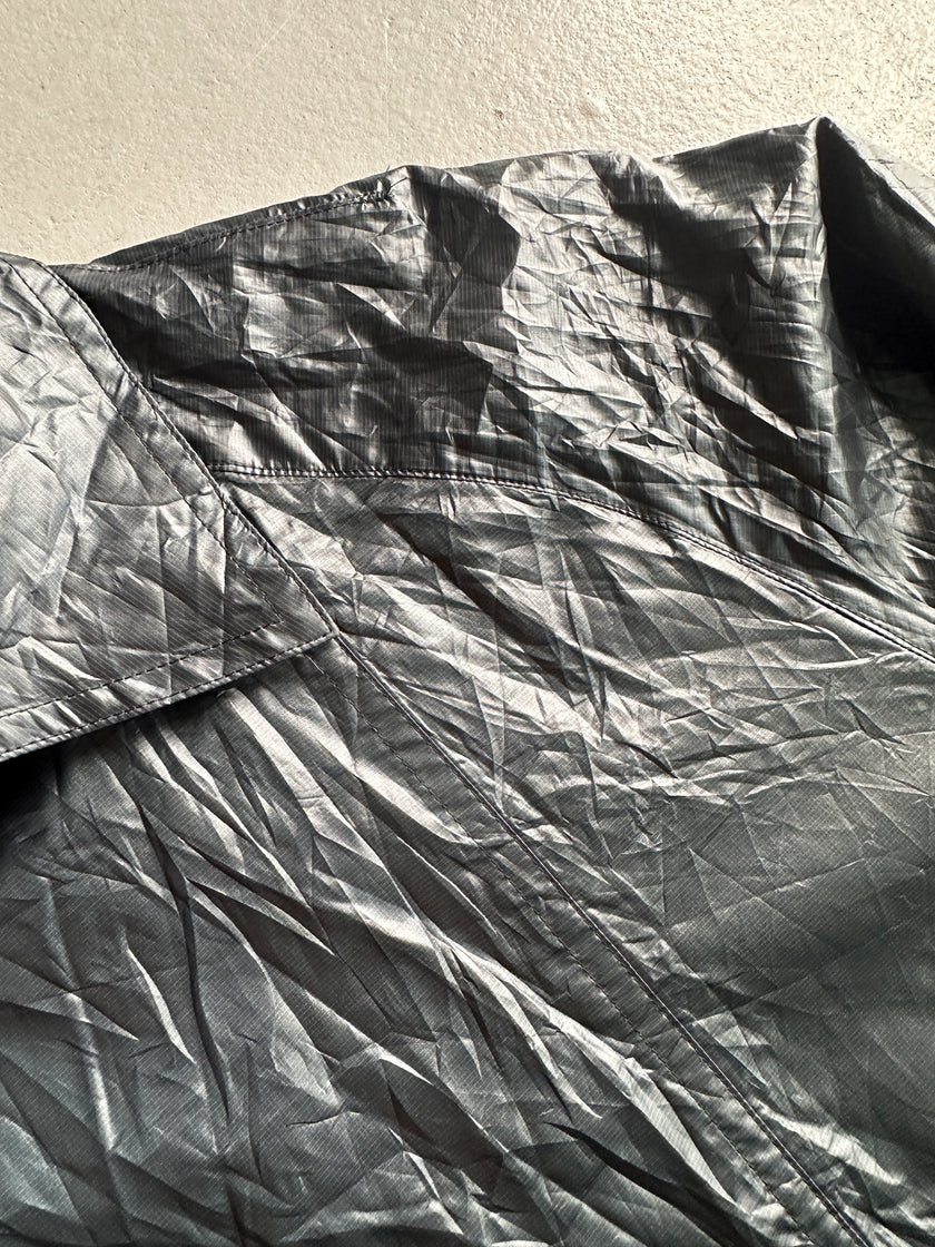 FINAL HOME BY 24 ISSEY MIYAKE - 1990s DOUBLE BREASTED TEMPERATURE CHANGING COLOUR TECHNICAL JACKET