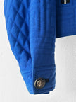 ISTANTE by GIANNI VERSACE - early 1990s CROP FIT BOMBER JACKET WITH CONTRASTING PLUSH COLLAR