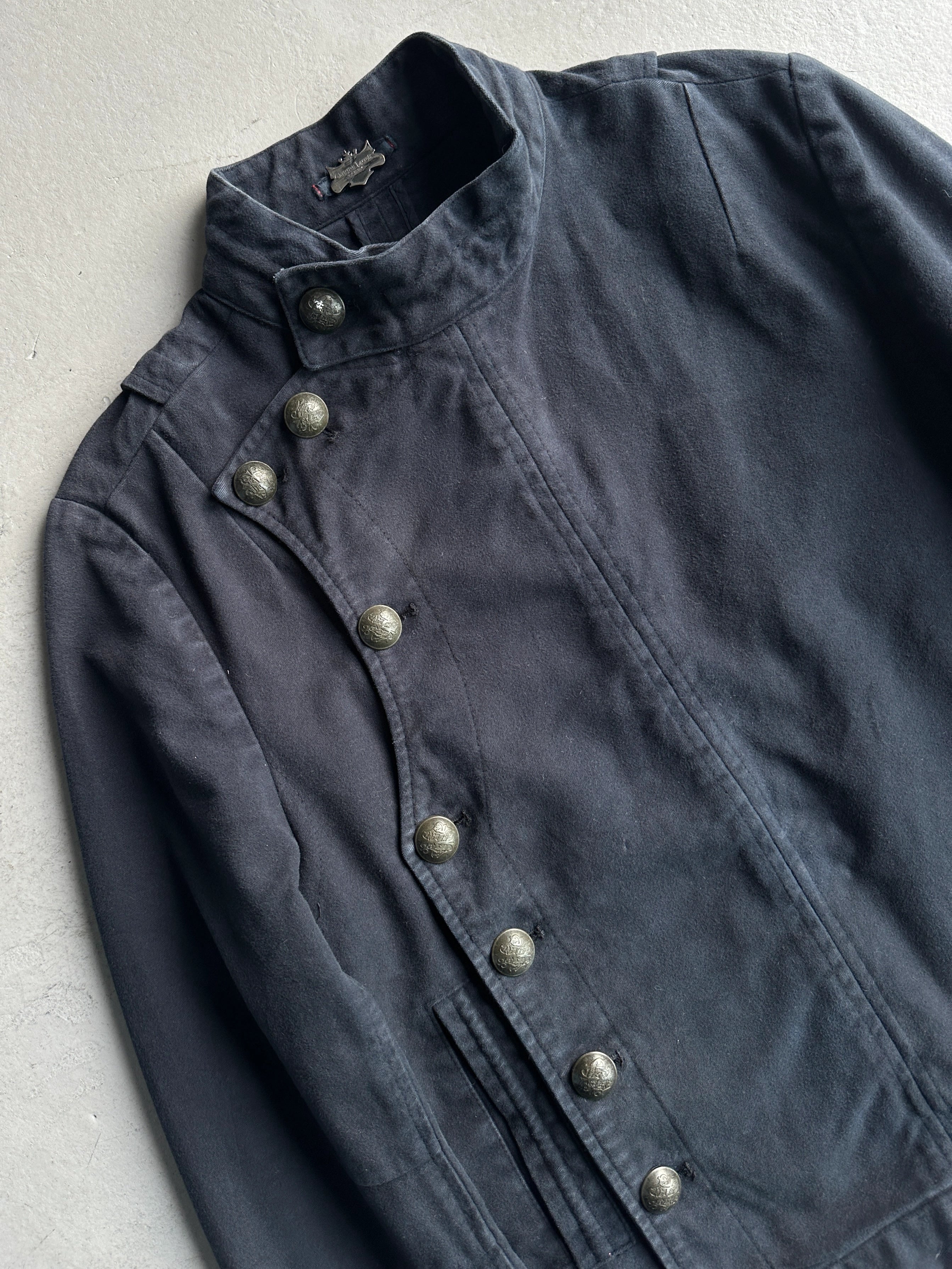 CHRISTIAN LACROIX - early 2000s CROP FIT MILITARY JACKET