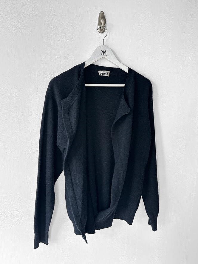 GIANFRANCO FERRÉ - 1980s KNIT JUMPER WITH ASYMMETRIC LAYERED PANEL AT FRONT