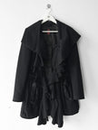 MARITHÉ + FRANÇOIS GIRBAUD - F/W 2009 RUCHED FRONT WOOL JACKET WITH CORSET INNER LAYER