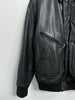 EMPORIO ARMANI - 1980s LEATHER BOMBER JACKET