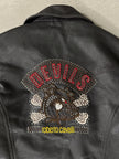 ROBERTO CAVALLI- 2004 LEATHER BIKER JACKET