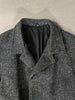 1980s SALT & PEPPER BELTED COAT