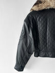KANSAI YAMAMOTO - 1990s BOXY FIT JACKET WITH DETACHABLE FUR COLLAR