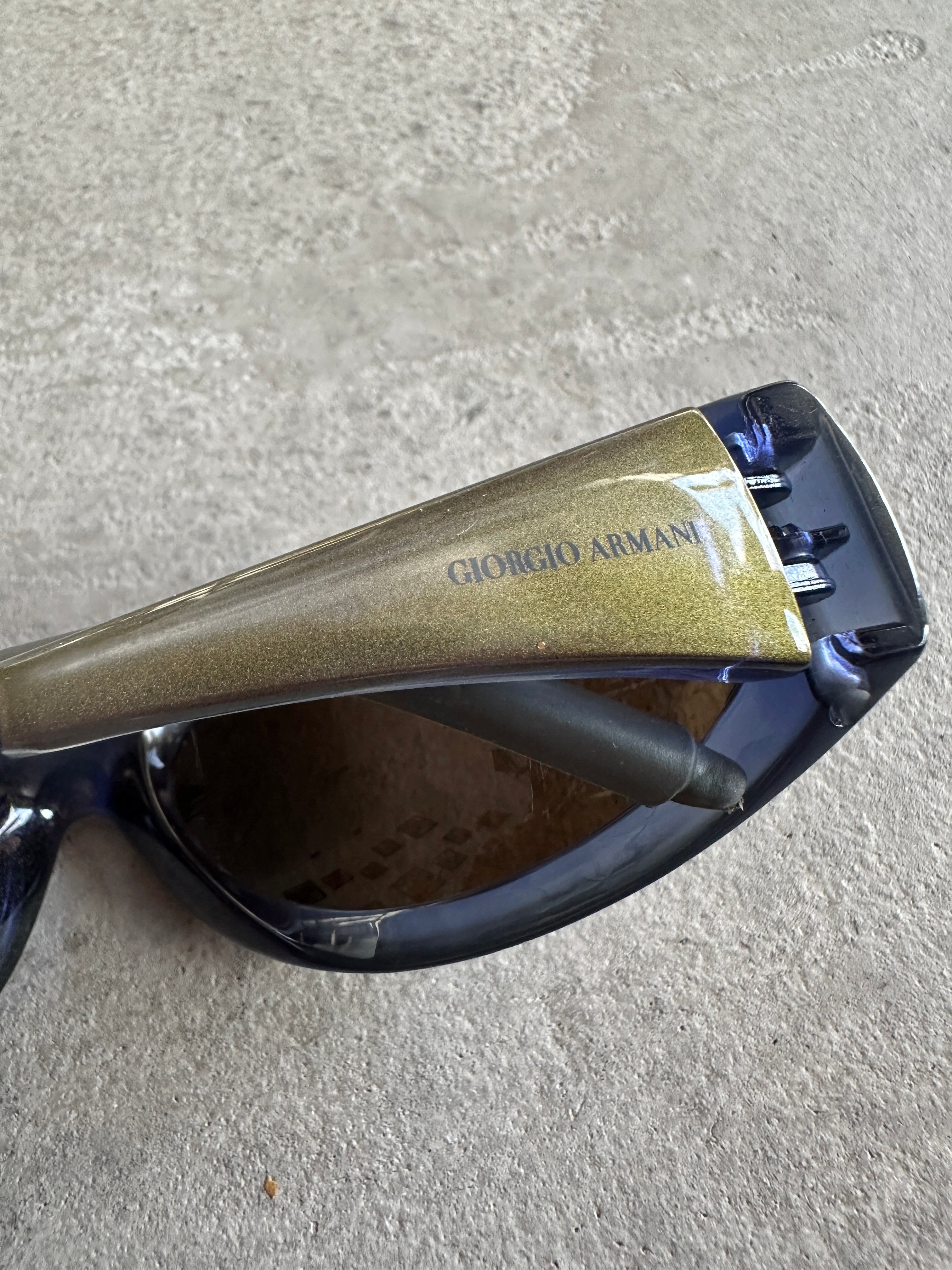 GIORGIO ARMANI -  1990s BIKER SUNGLASSES