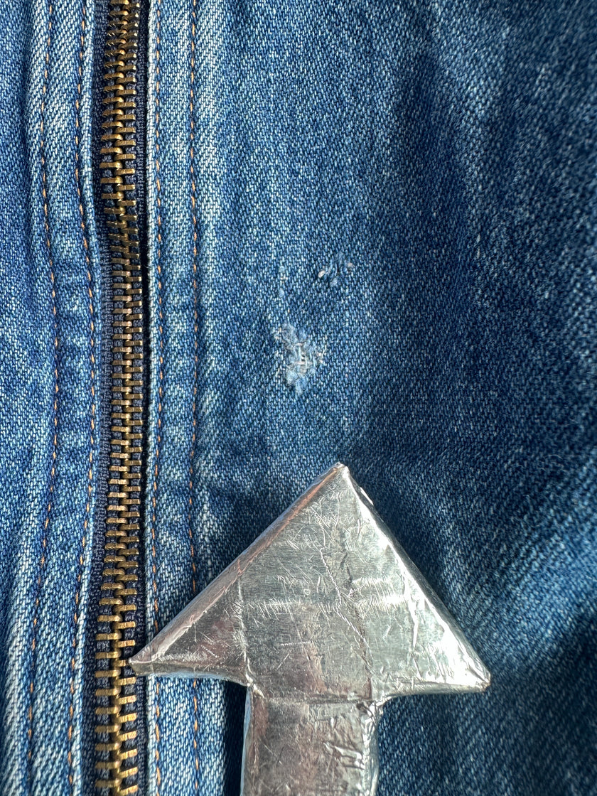 EMPORIO ARMANI - 1980s DENIM BOMBER JACKET