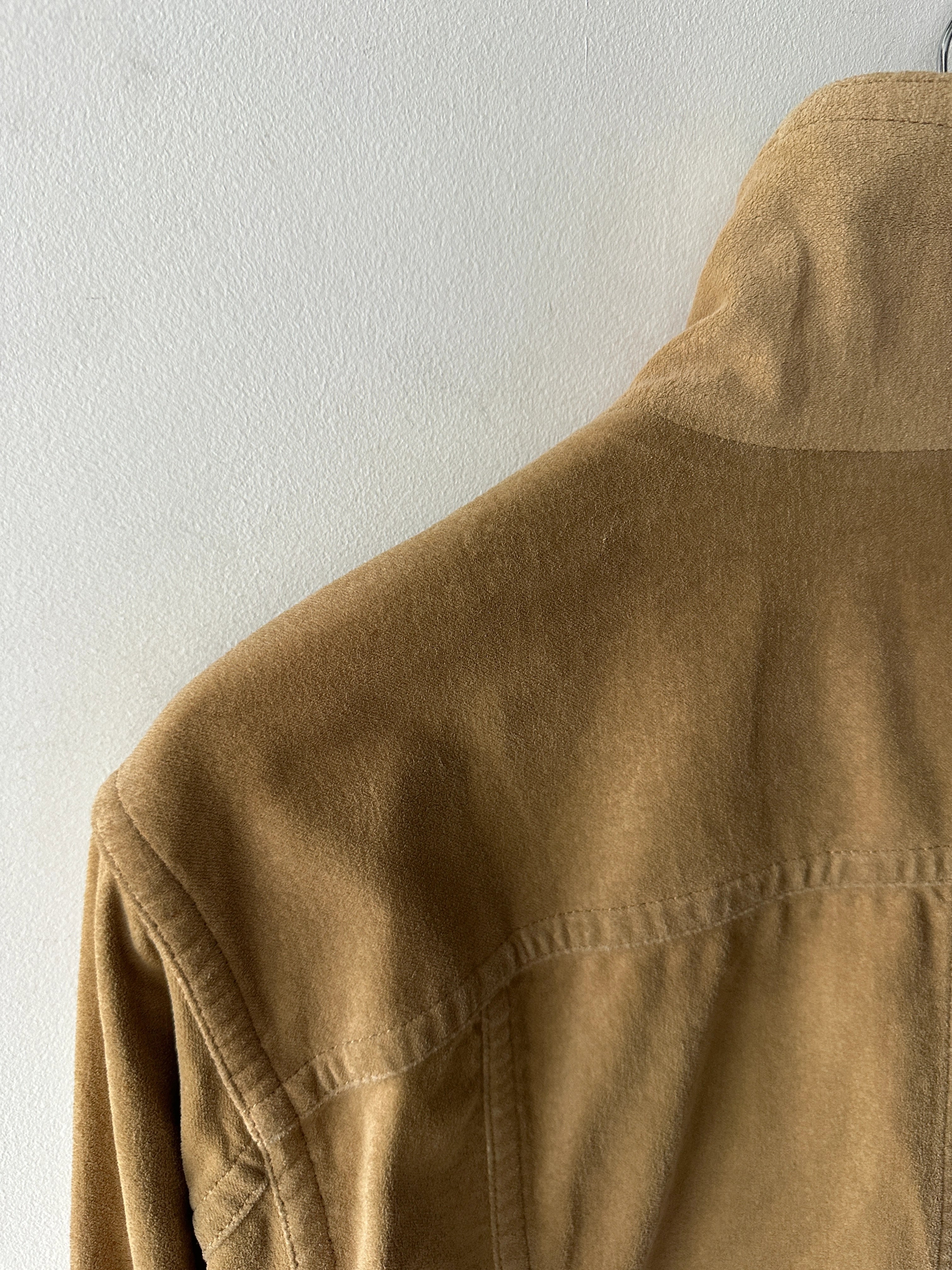 ISSEY MIYAKE WINDCOAT - 1980s ASYMMETRIC ZIP JACKET WITH MINI SKIRT LIKE PANEL