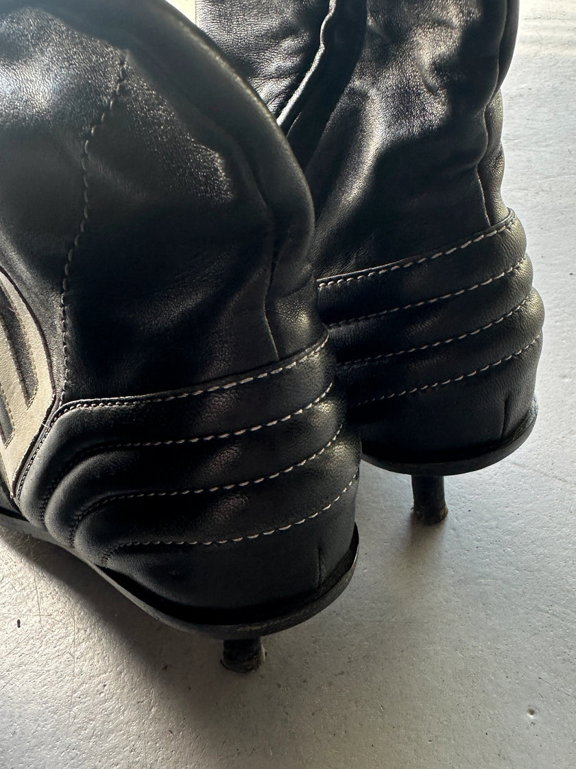 ETRO - F/W 2001 POINTED TOE KITTEN HEELS BOOTS