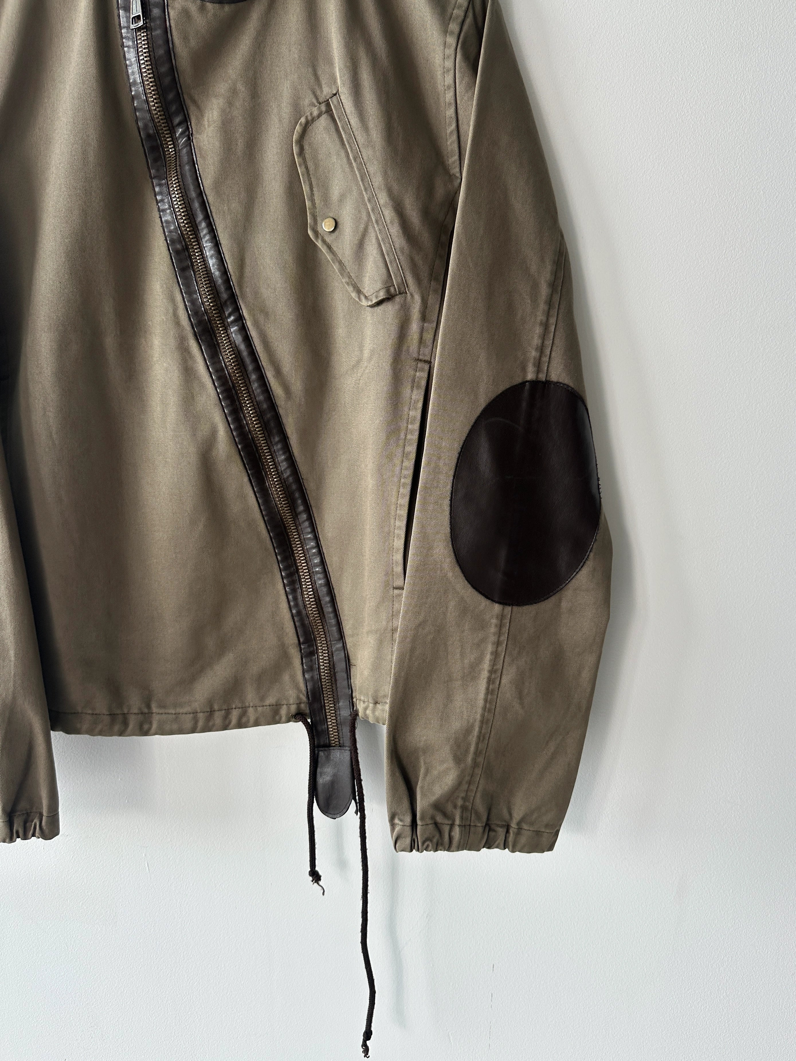 DSQUARED2 - S/S 2002 ASYMMETRIC ZIP JACKET WITH DRAWSTRING HEM