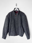VALENTINO - 1980s BOXY FIT HERRINGBONE BOMBER JACKET