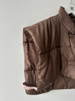KANSAI YAMAMOTO - late 1990s CROP FIT QUILTED VEST