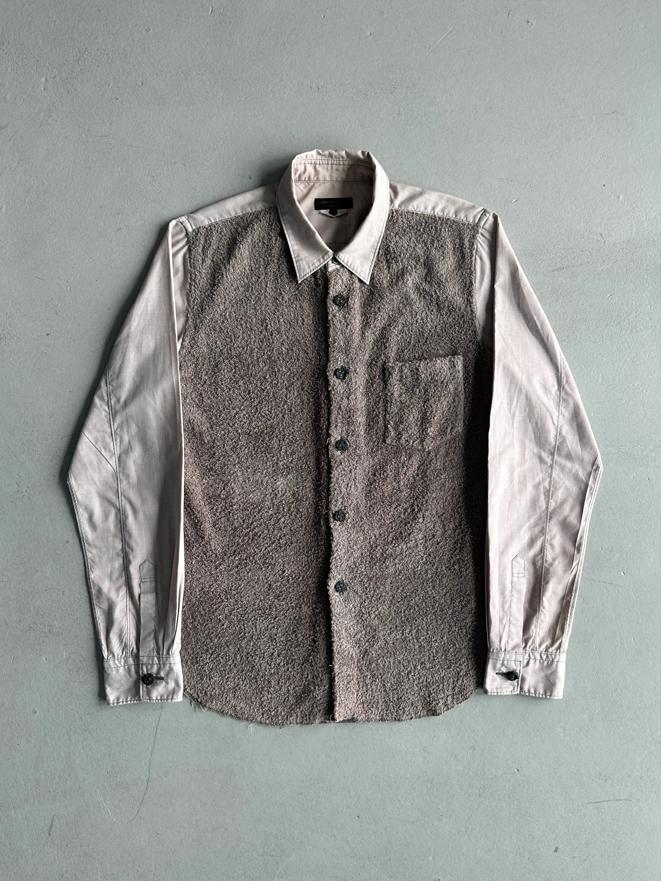 COMME DES GARÇONS HOMME PLUS - S/S 2013 TERRY CLOTH FRONT SHIRT