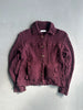 ISSEY MIYAKE ME - 2000s RUCHED JACKET WITH CONTRASTING SEAMS