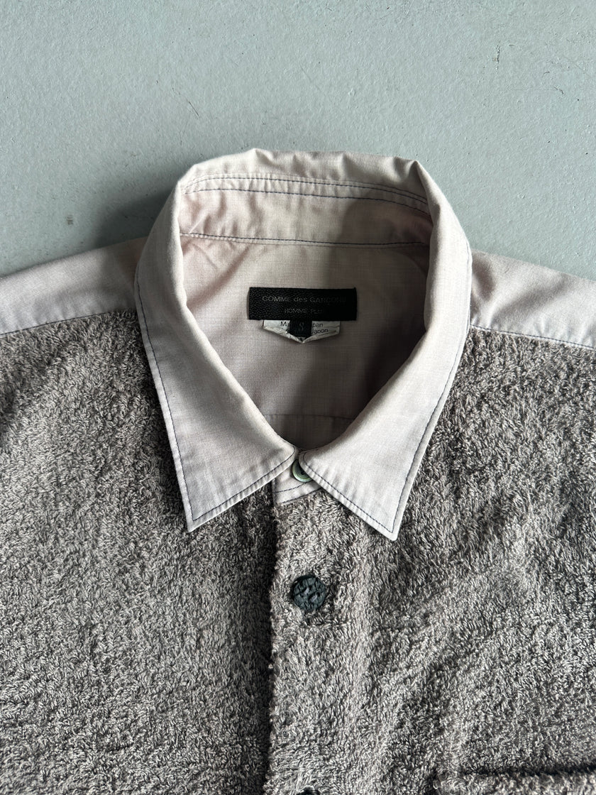 COMME DES GARÇONS HOMME PLUS - S/S 2013 TERRY CLOTH FRONT SHIRT