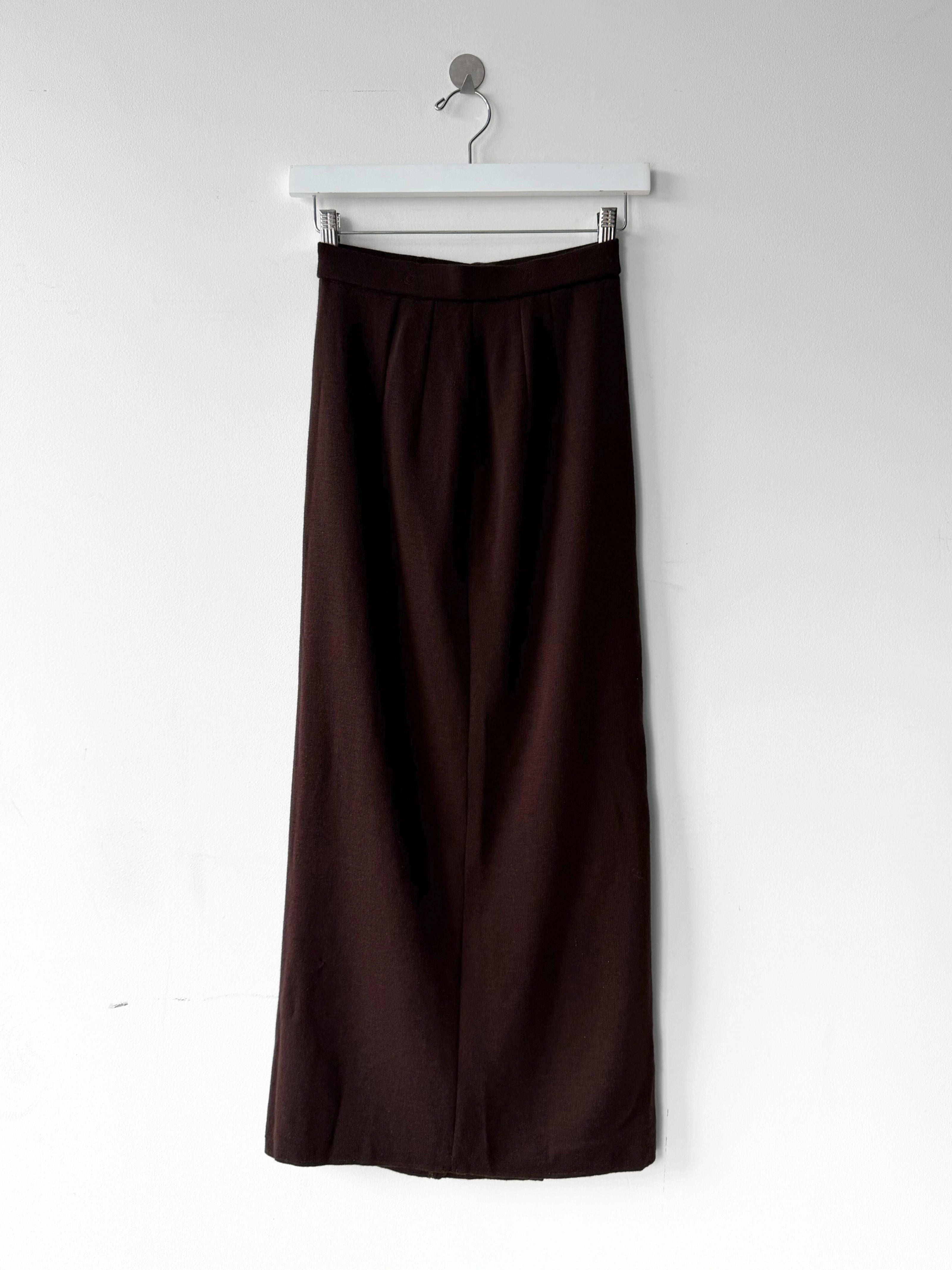 RITSUKO SHIRAHAMA - 1990s 2 PIECES SET WITH SHAGGY TOP