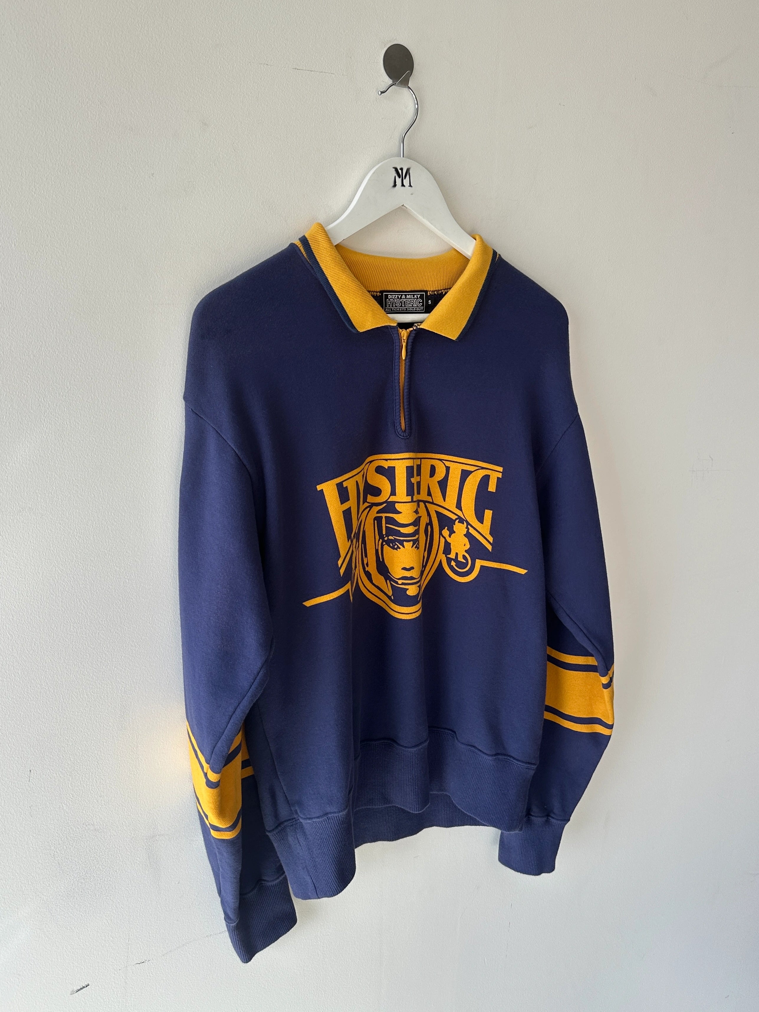 HYSTERIC GLAMOUR - 1990s QUARTER ZIP SWEATSHIRT