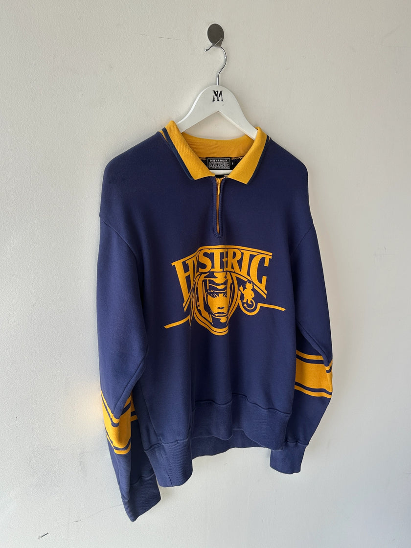 HYSTERIC GLAMOUR - 1990s QUARTER ZIP SWEATSHIRT