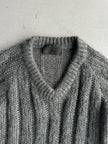 PRADA - A/W 2019 MOHAIR V NECK KNIT JUMPER