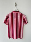 COMME DES GARÇONS - early 2000s OPEN KNIT SHORT SLEEVE BUTTONED SHIRT