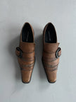 5351 POUR LES HOMMES - early 2000s WESTERN SLIP ON SHOES