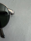 GIORGIO ARMANI -  1990s OVAL SUNGLASSES WITH METAL FRAME