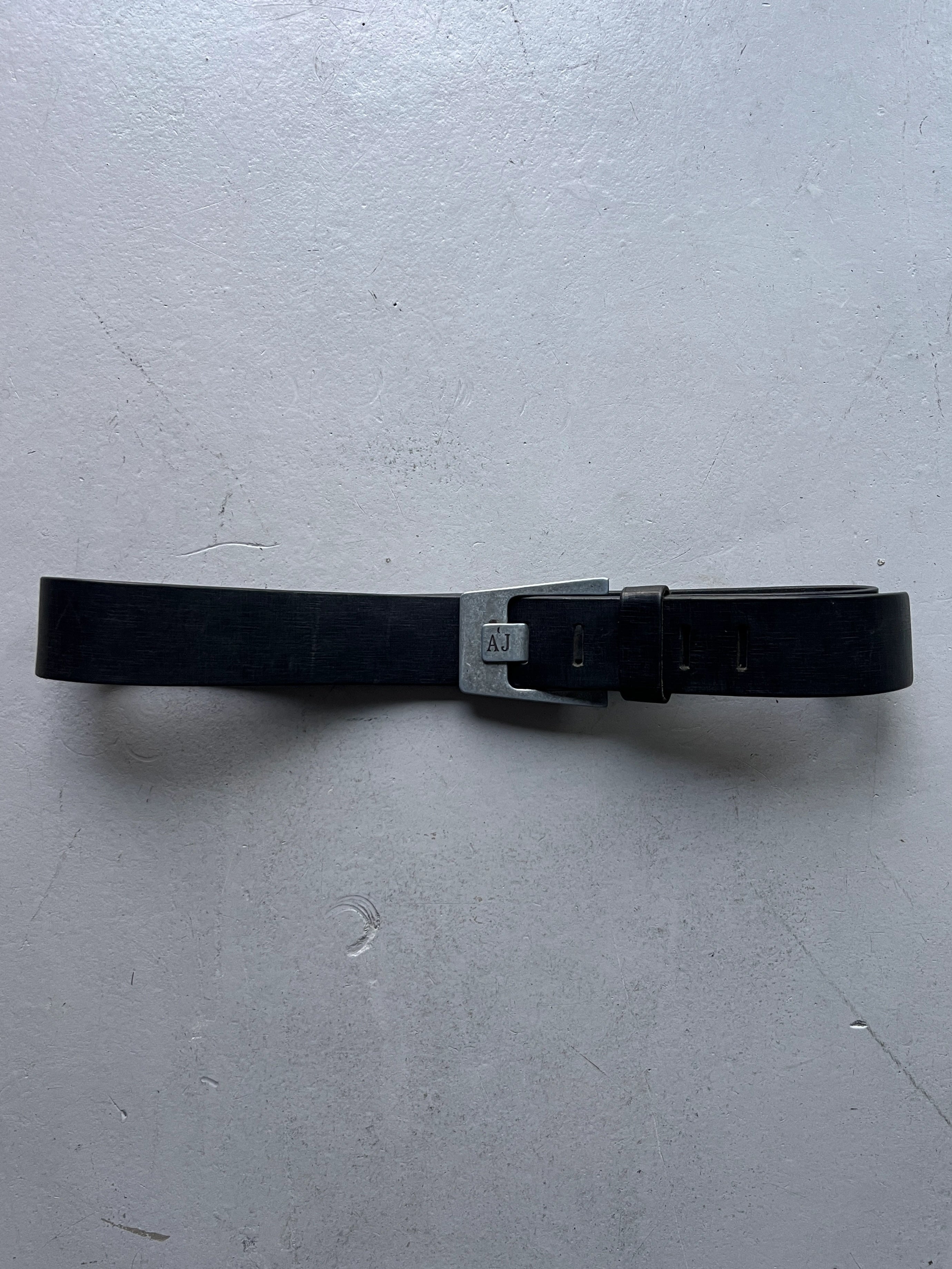 ARMANI JEANS - 2000s LEATHER BELT