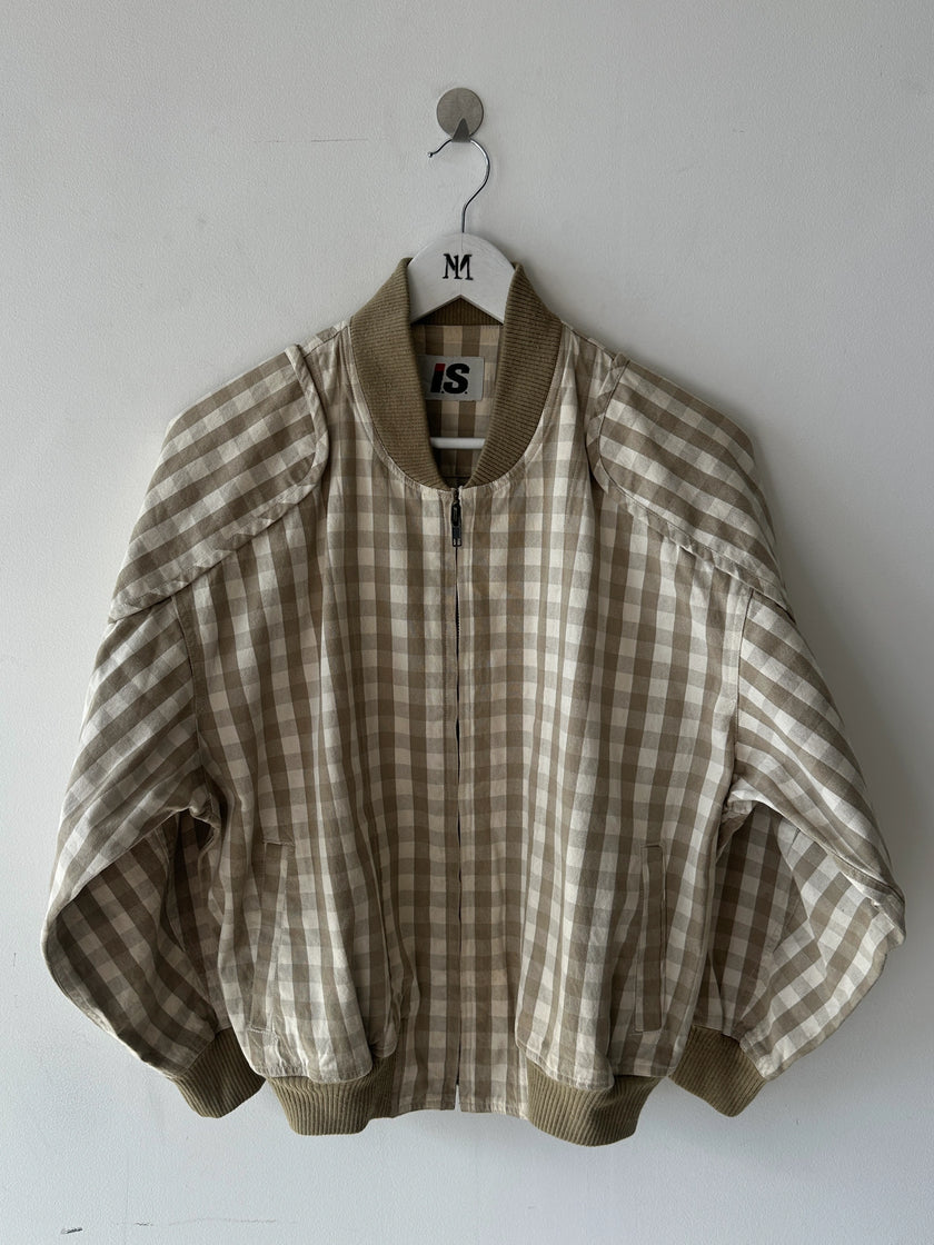 ISSEY MIYAKE IS X TSUMORI CHISATO - A/W 1984/85 CHECKED BOMBER JACKET