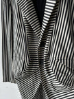 ISSEY MIYAKE - F/W 1995 TAILCOAT STRIPED BLAZER