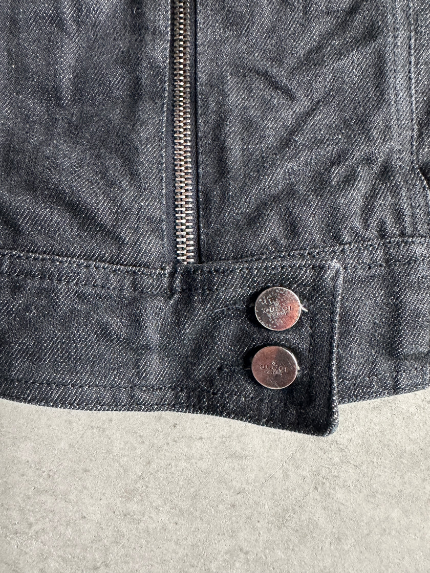 GUCCI TOM FORD -  1990s CROP FIT DENIM JACKET