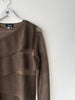 CLAUDE MONTANA - 1990s MESH PANELS LONG SLEEVE TOP
