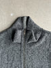 DOLCE & GABBANA - 2000s REVERSIBLE WOOL ZIPPED CARDIGAN