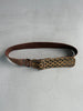 DIESEL - early 2000s LEATHER AND CANVAS BELT