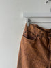 KENZO - 1980s DENIM TROUSERS WITH CRINKLED EFFECT WASH