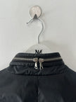 JOHN RICHMOND - early 2000s NYLON JACKET WITH TRIPLE ZIP AT COLLAR