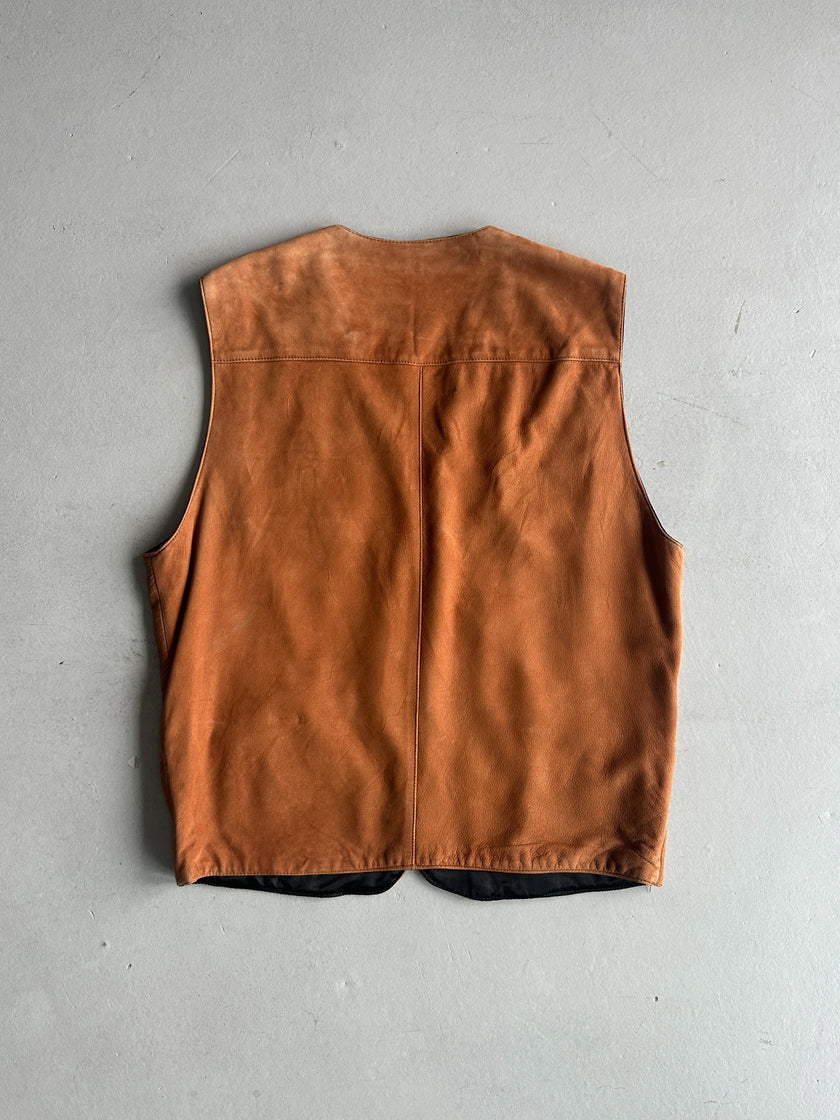 1980s SUEDE VEST GILET
