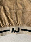 ARMANI JEANS - 1990s SUEDE BOMBER JACKET