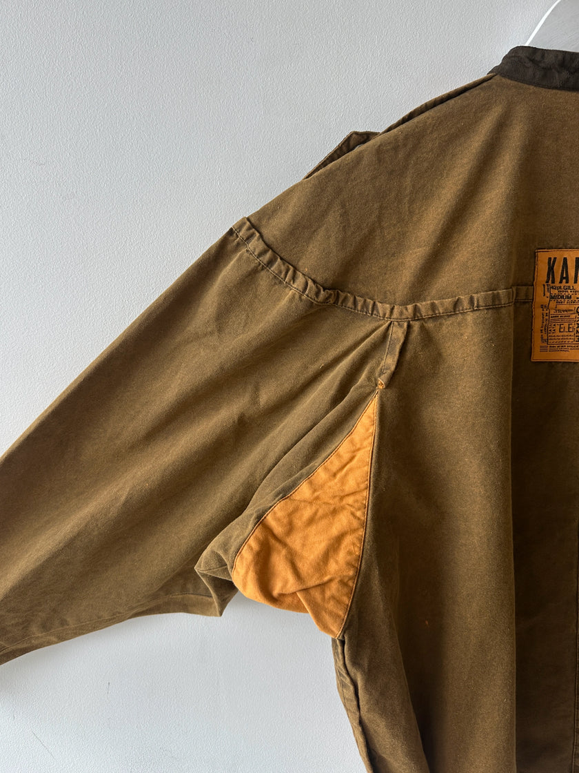 KANSAI YAMAMOTO - 1980s PANELED BOXY FIT JACKET