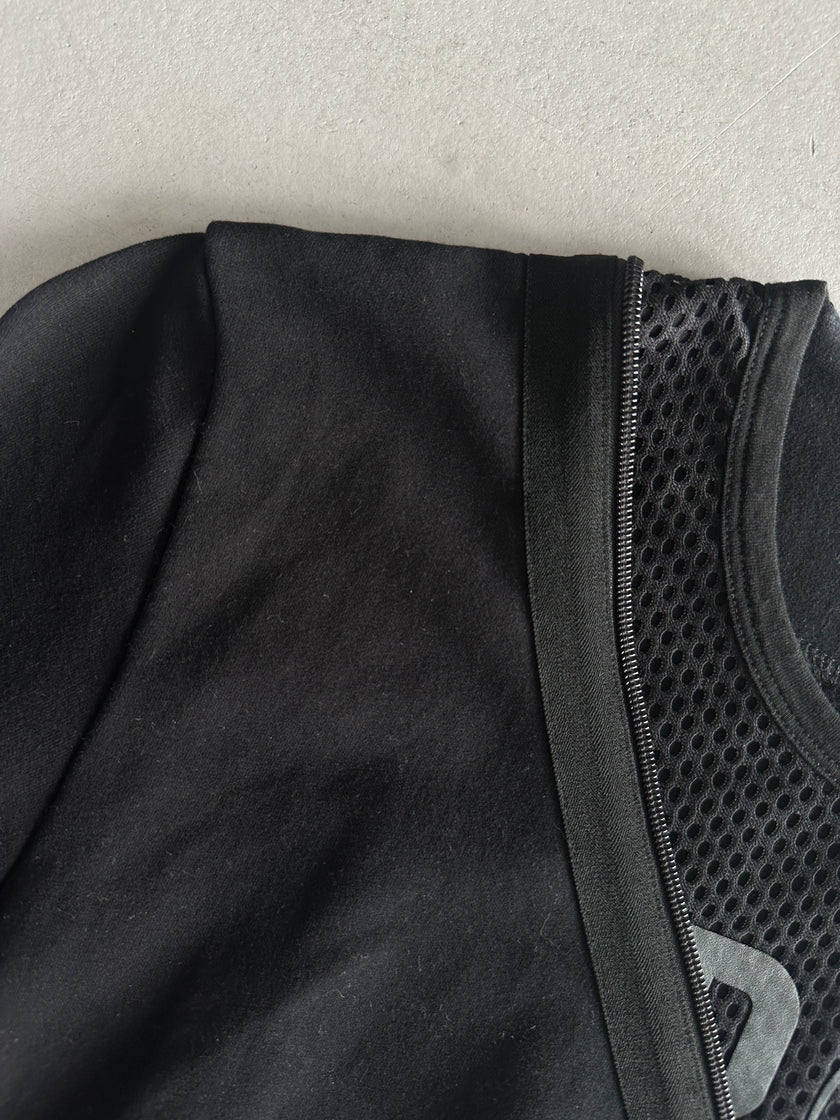 DIRK BIKKEMBERGS - S/S 2016 ZIP CUT OUT CREW NECK SWEATER