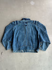 1980s MILITARY DENIM BOMBER JACKET