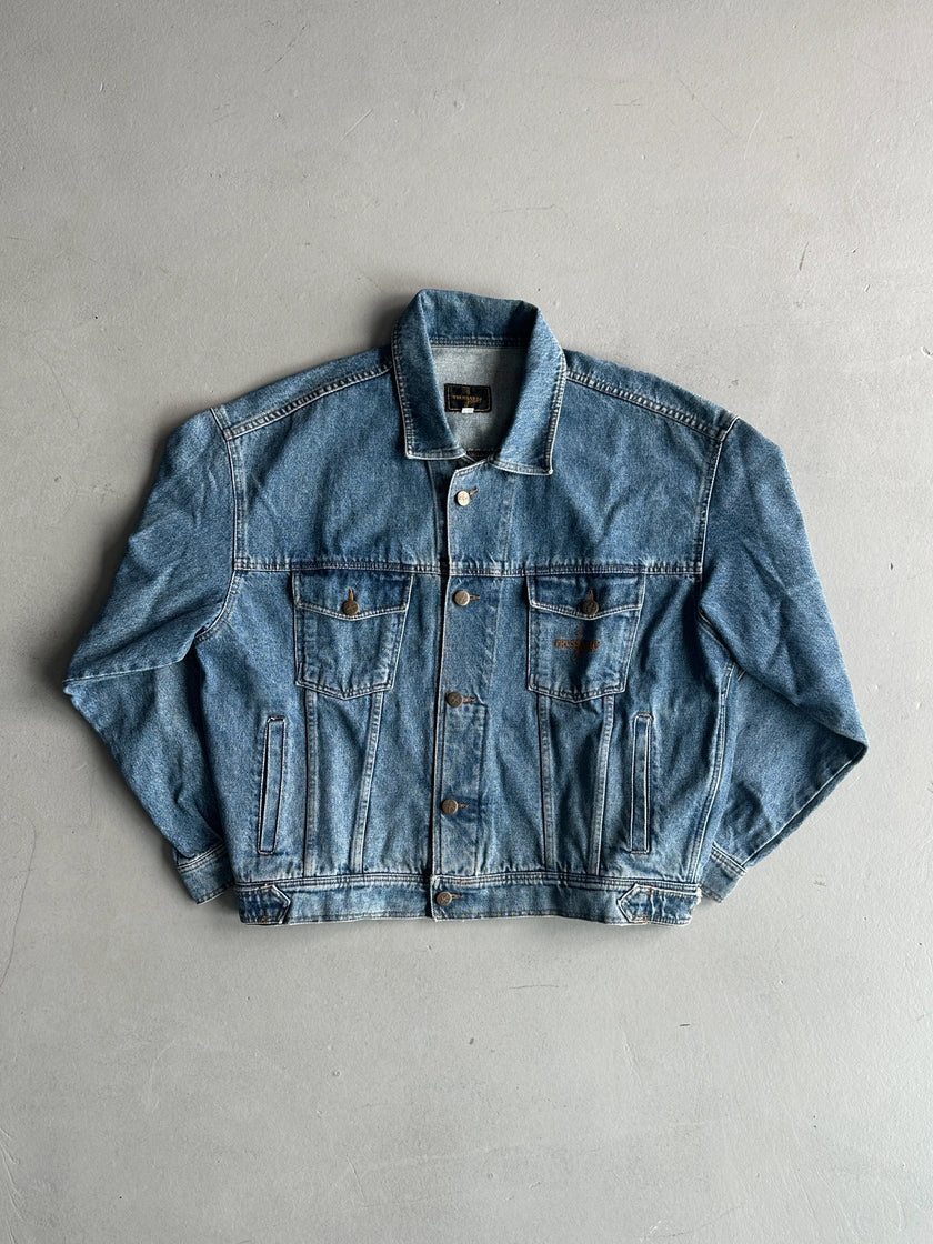 TRUSSARDI - 1990s MULTI POCKET DENIM JACKET