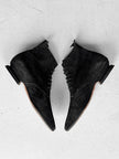 CLAUDE MONTANA X STEPHANE KÉLIAN - 1980s ARCHITECTURAL LACE UP SHOES