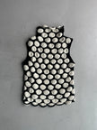EMPORIO ARMANI - F/W 2002 BUBBLE FRONT HIGH NECK VEST KNIT TOP
