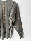 ISSEY MIYAKE -  circa 1984 OVERSIZED JUMPER WITH 3D KNIT DETAILING