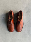 1990s SQUARE TOE LEATHER DERBY SHOES